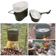Army Lunch Box Camping Canteen Bowl Set Travel Military Outdoor Hiking Cookware