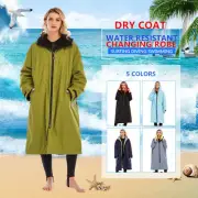 Teen/Adult Unisex Deck Coat Swimming Parka Water and Wind Proof Hooded Cloak