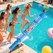 Fireworks Water Gun, Firework Water Spray Gun, Suitable for Couples, Beach Pool Spray Toys, Party Pool Games (Blue)