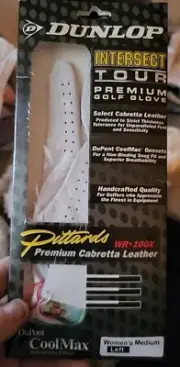 Dunlop Intersect Tour Premium Pittards Wx-100 Cabretta Leather Golf Glove...