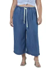 [Indigo Tonic] Cleo Chambray Crop Pant in Denim