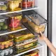 創意冰箱保鮮盒廚房整理計時冷凍密封大容量收納盒塑料透明保鮮盒