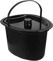 5L Chamber Pot Portable Toilet Urinal Spittoon with Lid Handle Potty Plastics Urine Bucket Bottle for Pregnant Elder