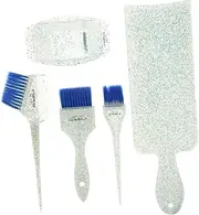 Mikinona 5pcs Professional Hair Dye Tools Kit Hair Dye Board Bowl Brush for Salon Home Use