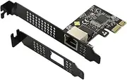 Mellisso 5G PCI-E to RJ45 Network Card RTL8126 Chip Gigabit Ethernet PCI Express Network Card 5000Mbps 1Gbps/5Gbps