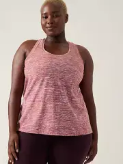 Athleta Womens Plus Size 2X Ultimate Scoop Neck Tank Top in Mauve Pink $49 2096