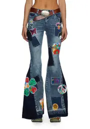 [Current Mood] Lift Your Spirit Patchwork Flares