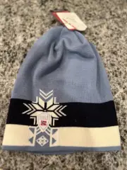 Dale Of Norway Geilolia Merino Wool Beanie Hat Blue Made in Norway