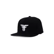 Fallen Footwear Trademark Ii Hat Cotton Canvas Flat Visor - Black / White