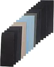 Waterproof Sandpaper Assortment 18 Sheets of Fine and Coarse Grit Sandpapers for Automotive Use