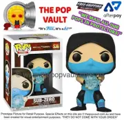 FUNKO POP VINYL GAMES MORTAL KOMBAT 536 SUB-ZERO BNIB + PROTECTOR VAULTED