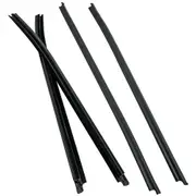 [MaXpeedingrods] Outside Weather Window Rubber Seal Strips compatible for Toyota Hilux Double Cab SR5 05-15