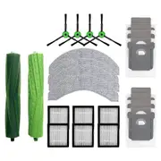 For Combo 10 Max Robot Vacuum Accessories Main Brush Hepa Filter Mop Rag Dust Bag Replacement Parts
