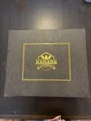 KANARS Whiskey Decanter Set Liquor Bottle with Crystal Glass for Scotch Bourbon