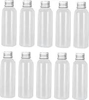 Eigell 10Pcs Travel Bottles for Toiletries 100ml Leakproof Clear Liquid Sample Vial