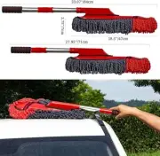 Car Wash Brush Mop Cleaning Tool with Long Handle in Yellow or Green