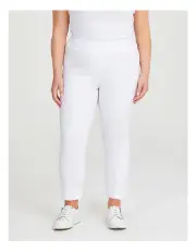 [Taking Shape] Petite Editorial Work Pant in White