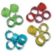 Poultry Leg Rings 12mm - Suit Pheasants & Bantams 24 Pack