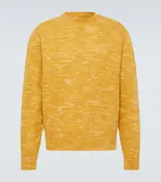 [The Elder Statesman] The Elder Statesman Jasper cashmere and mohair-blend sweater AU 87 yellow