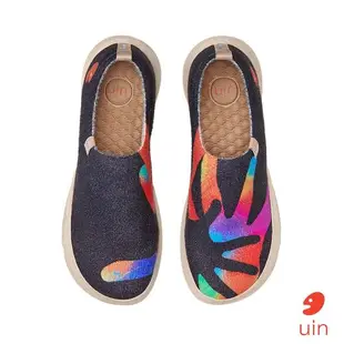 uin西班牙原創設計 男鞋 愛的掌心3彩繪休閒鞋M1710778