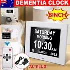 8inch Large Digital Dementia Clock LCD Display Alarm Date Time Modern Home Decor