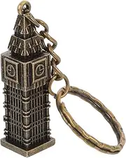 [CVUTOVO] Miniature Big Keychain London Souvenir Elegant Handbag Charm Travelers Collectors Intricate Design of British Landmark