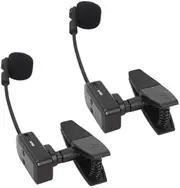 Saxophone Wireless Microphone - Saxophone Microphone System, Clip On Instrument Microphone for Sax, 2.4G Clip On Sax Mic System for Stage Performance Pickup