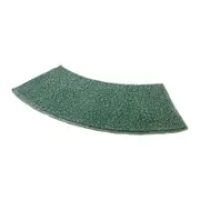 Bathtub Mat Curved Bath Mat Plush Water Absorbent Household Non Slip Bath Rug Shower Bath Mat for Living Room Laundry Room Green