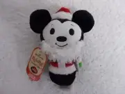 Hallmark Itty Bittys Disney Christmas Santa Mickey Mouse Santa Plush Toy NWT