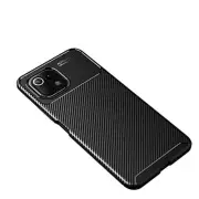 Case Compatible with Xiaomi Mi 11 Lite Case, Carbon Fiber Texture Carbon Black