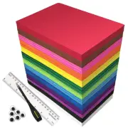 104 Pack Foam Sheets Craft 5.5x8.5 inch Eva Color Foam Paper Set for Crafts P...