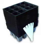 Seed Starter Trays, (720 Cells)120 Trays, Seedling Starter Trays Plus 5 Labels