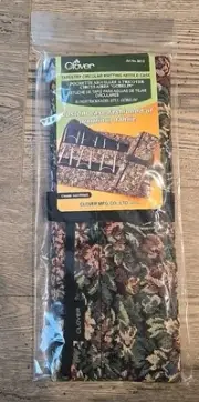 Clover Tapestry Circular Knitting Needle Case #3612 NIP NEW E