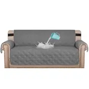 100% Waterproof Sofa Protector Cover Couch Covers for Dogs / Pets Sofa Covers Black / 1 Seater/ Arm Chair