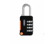 Combination Padlocks, 4 Digit Security Padlock, Precise Coded Combination Lock for Backpack School Gym Suitcase Luggage Locker Toolbox - Black