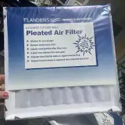Flanders Strata Pleated Air Filter Natural Aire 14x14