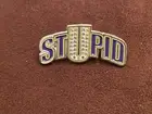 Stupid Viere Nova Purple Volt Yellow Iced Out Ustupid Hat Pin Glow In The Dark