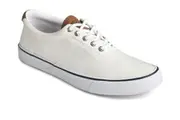 Sperry Men's Striper II CVO SW Sneaker - White -Canvas Cotton - Size 10