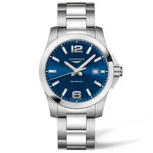 LONGINES 浪琴 征服者系列 簡約經典石英腕錶 L37594966 / 41mm