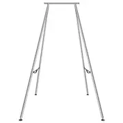 Heavy-Duty Aerial Yoga Swing Stand with Rust-Proof Steel Frame, 551 lbs Capacity