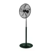24" Rugged All Metal Home Garage Pedestal Shroud Fan Lightweight Aluminum Blade