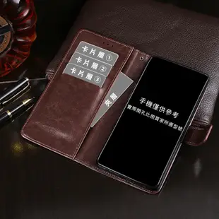 Motorola One Hyper Moto E6s 皮革保護套扣帶左右翻蓋皮套