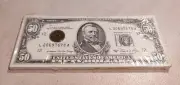 The Beverly Hills Mint Bank Notes 75 Sheets of Note Paper Sealed $20 Vintage