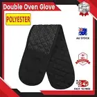 Black Double Oven Glove Double Ended Oven Mitt Kitchen Gloves Pot Holder Hot Pot