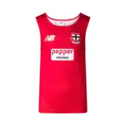 St Kilda Saints New Balance Mens Player Training Singlet by Sporting House