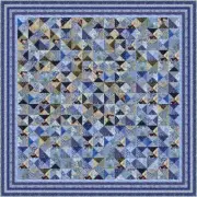 KEW GARDENS - 109" x 109" - Quilt-Addicts Pre-cut Patchwork Quilt Kit