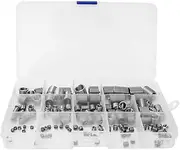Stainless Steel Thread Repairing Tool 120Pcs Threaded Insert Box M3-M12 Metric Inch Screw Kit High Strength Wear-Resistant Convenient Quick Fix for Alloy Threading