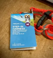 New Vibrant Life Step-in Harness, 14-20” Chest, For Dogs 20-50 Lbs FREE SHIPPING
