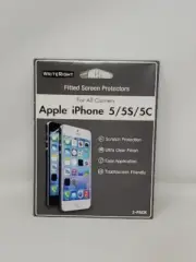Fitted Screen Protector Apple iPhone 5 5S 5C WriteRight Pack, NEW