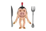 Power Rangers Pudgy Pig ReAction 3.75" Action Figure